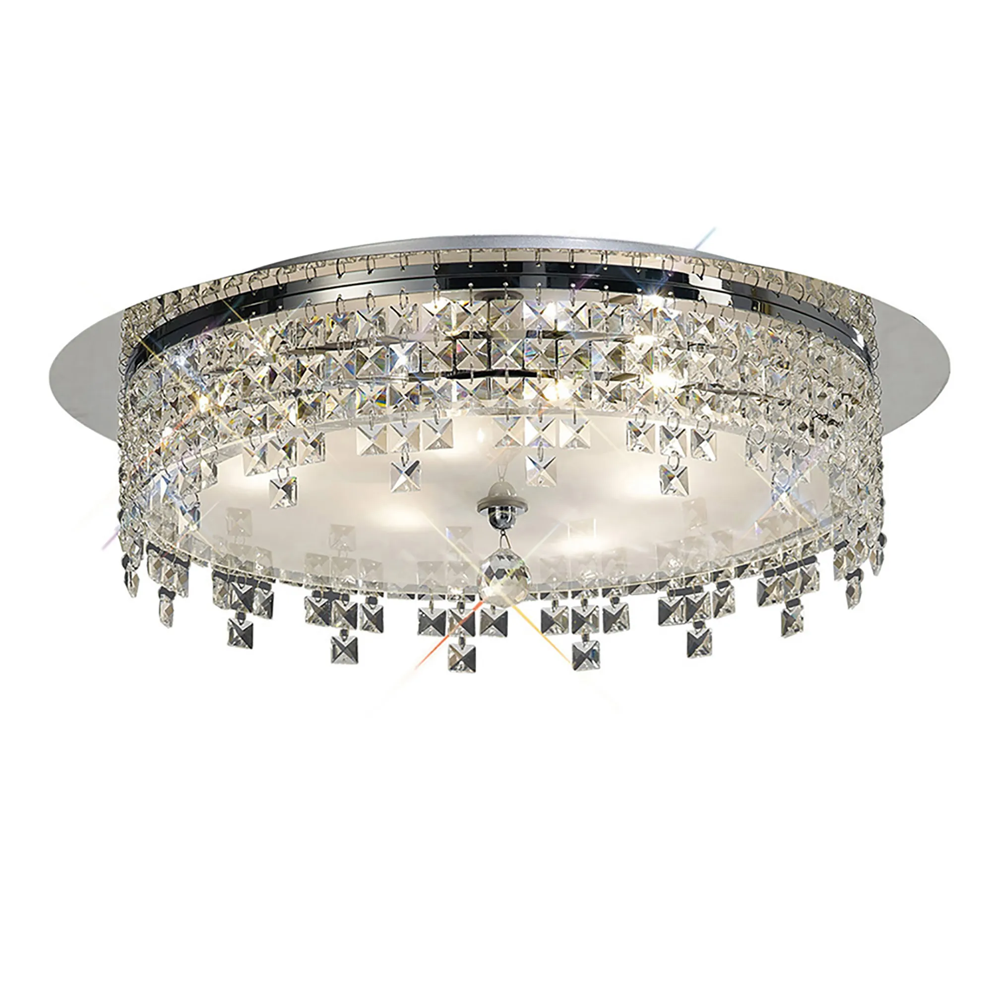 Esta Crystal Ceiling Lights Diyas Flush Crystal Fittings